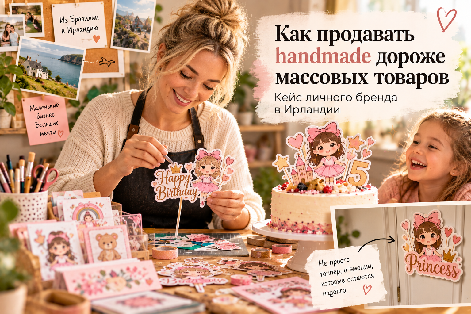 Как продавать handmade дороже Amazon: кейс личного бренда в Ирландии